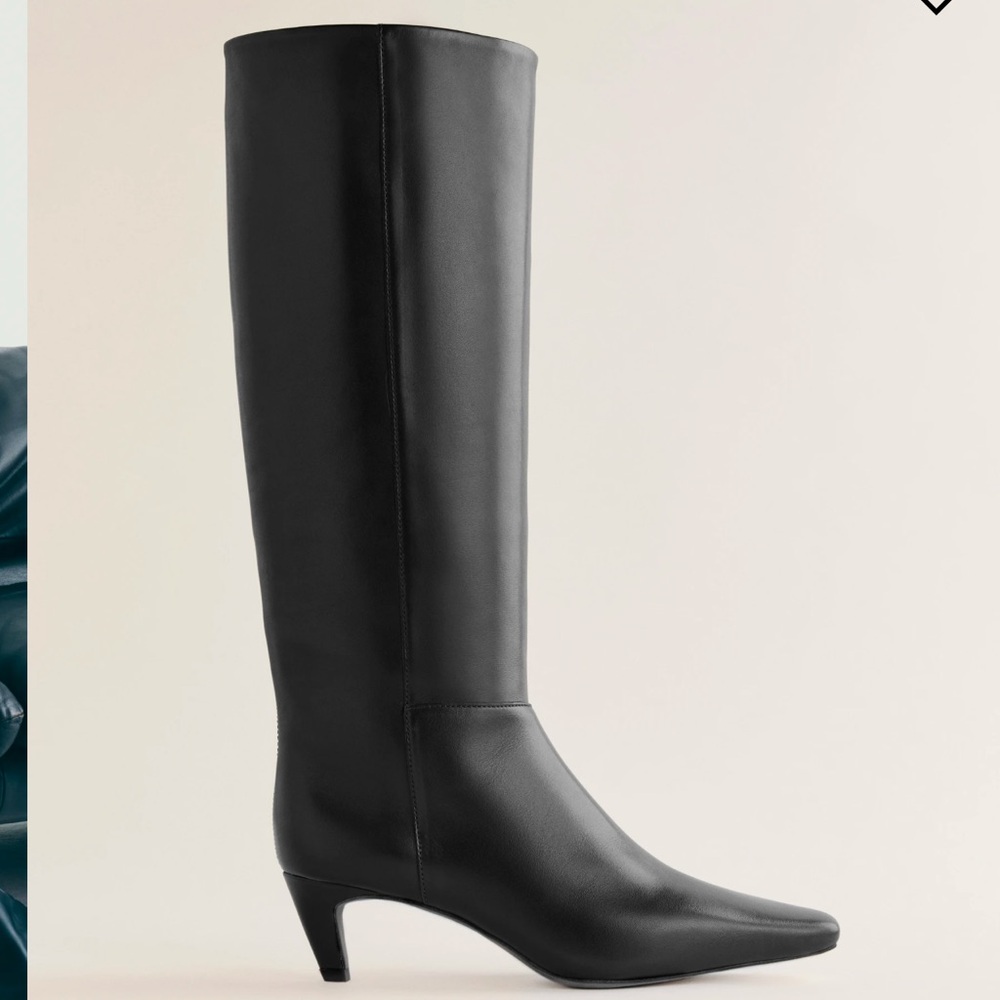 Reformation Remy Knee Boot in Black Size 8